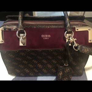 Guess “Tepper Logo Satchel” purse
